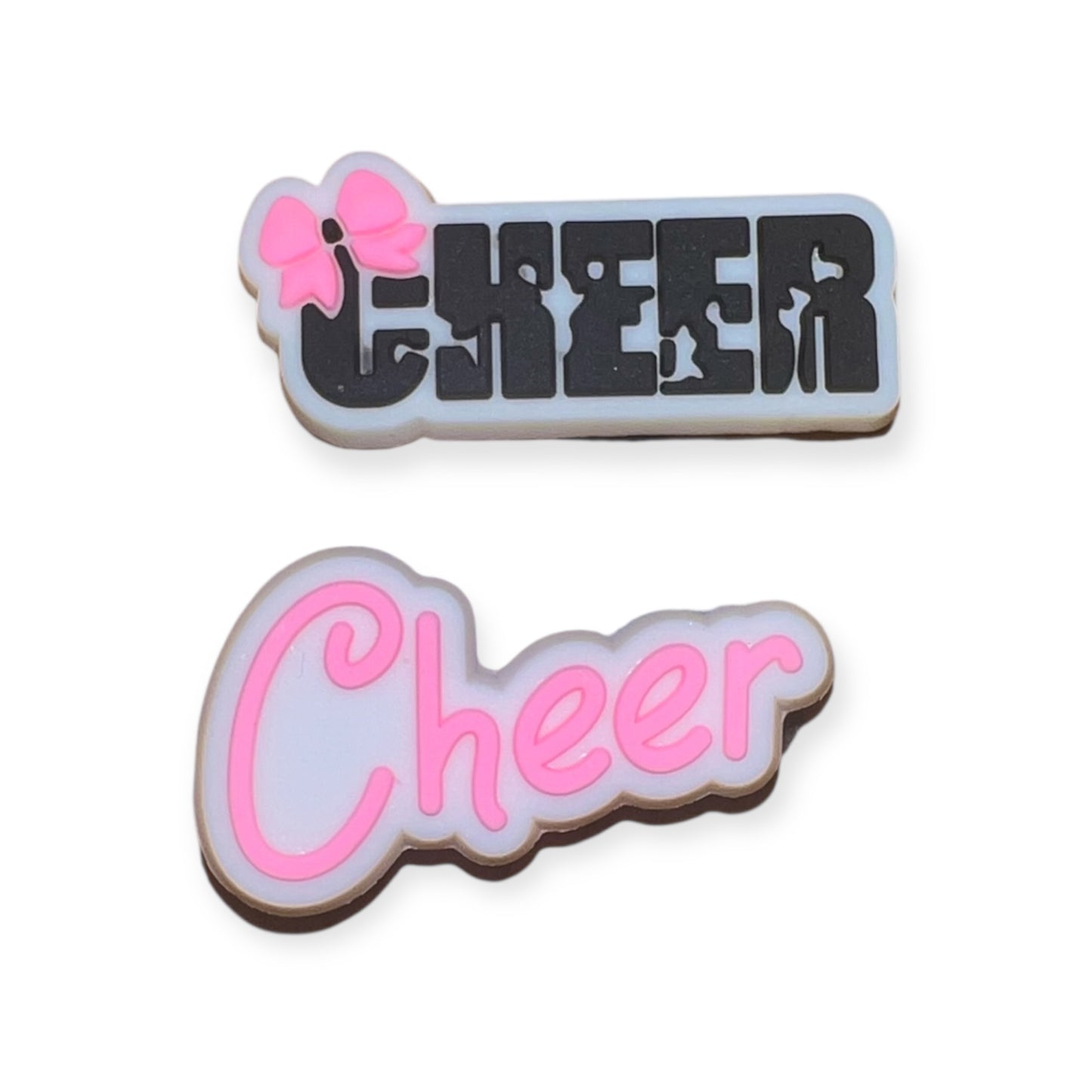 'Cheer' Croc Charm