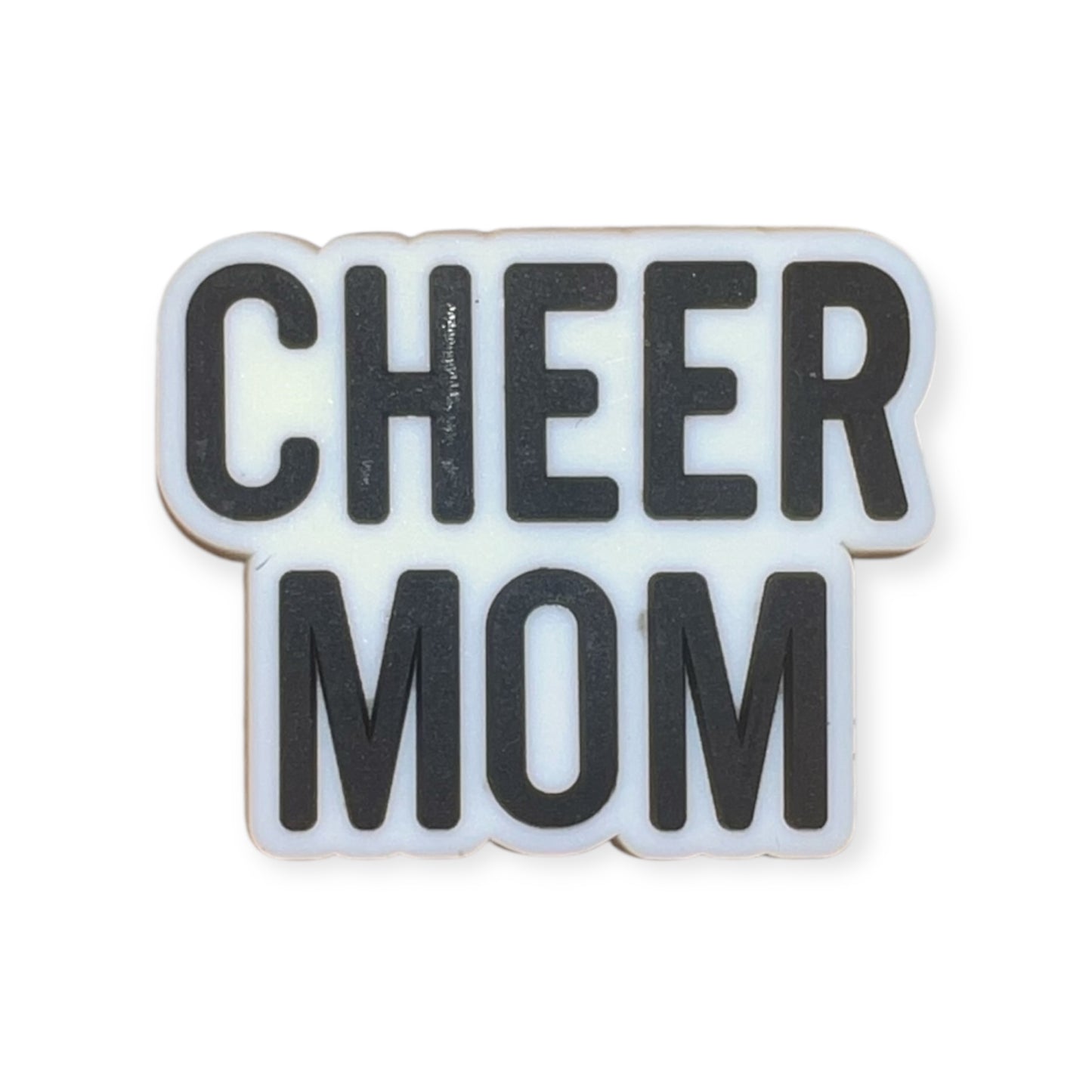 'Cheer Mom' Croc Charm