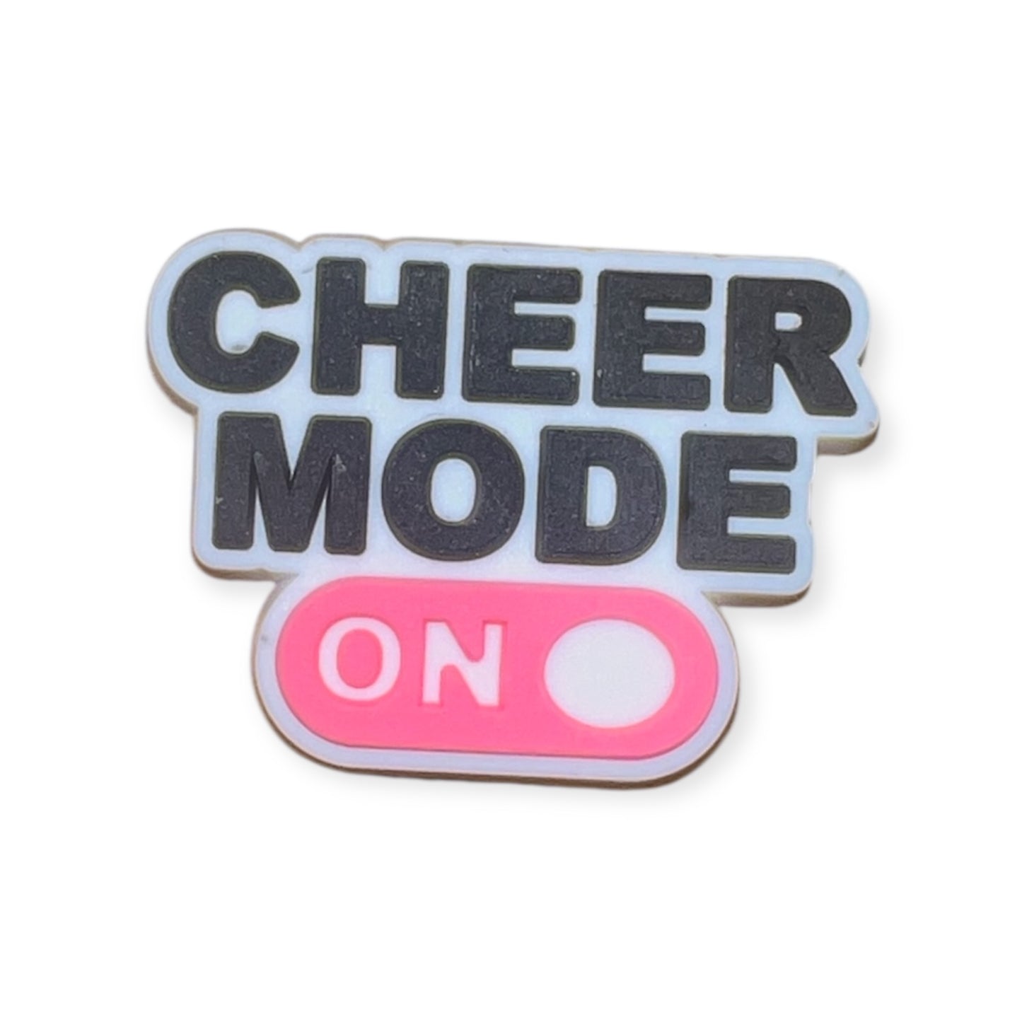 'Cheer Mode On' Croc Charm