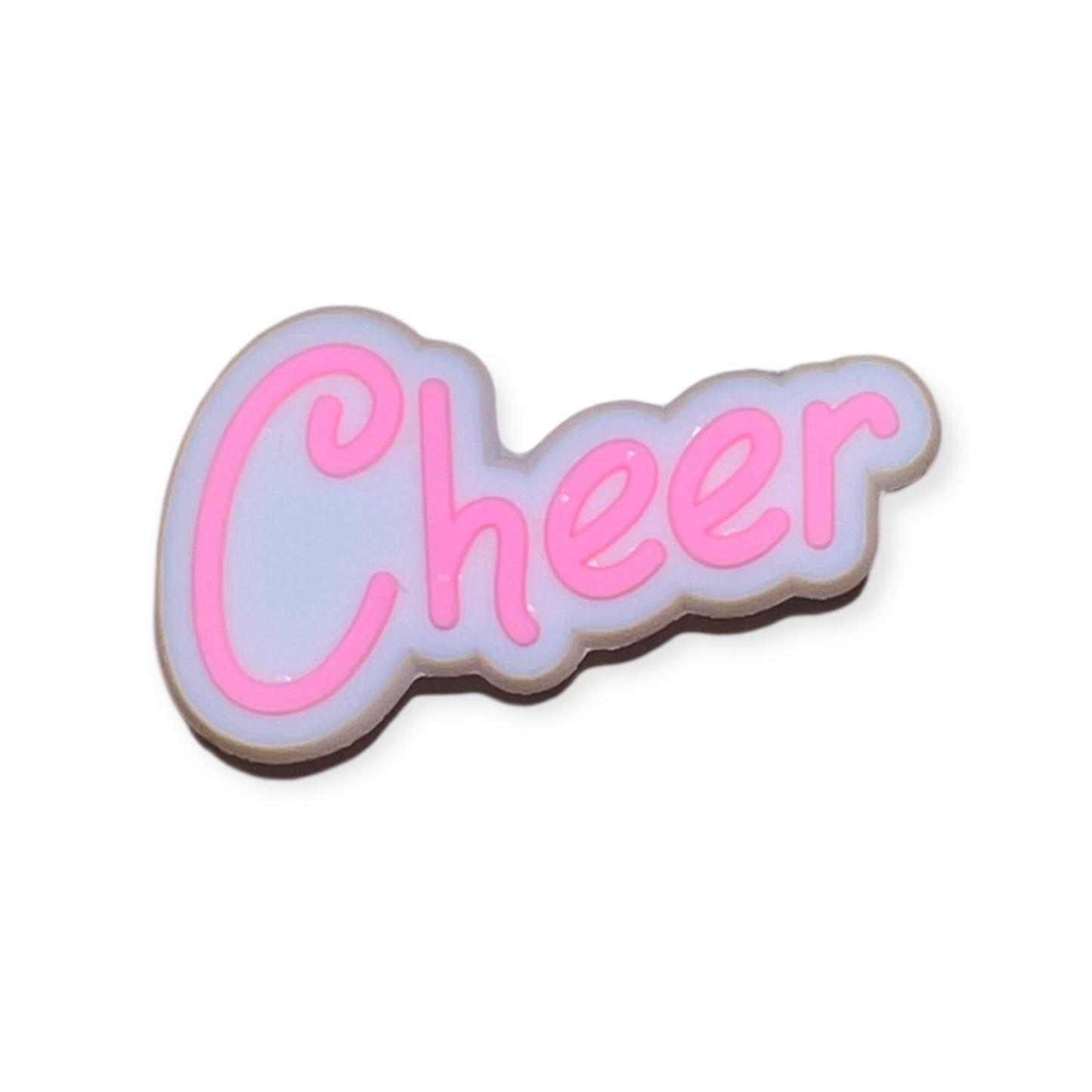 'Cheer' Croc Charm