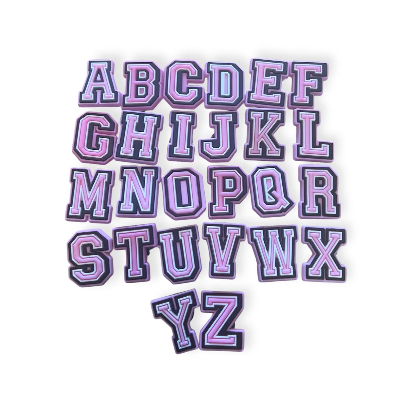 Letter Croc Charms