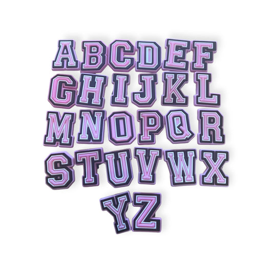Letter Croc Charms