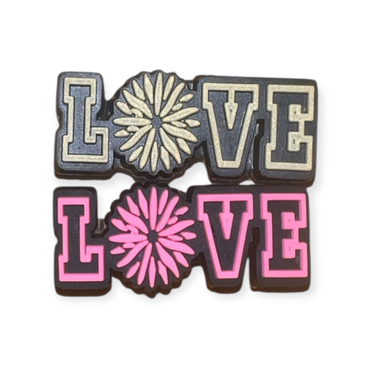 'LOVE' Pom Croc Charm