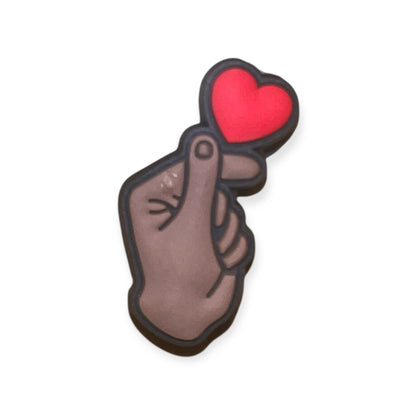 Hearts Croc Charm