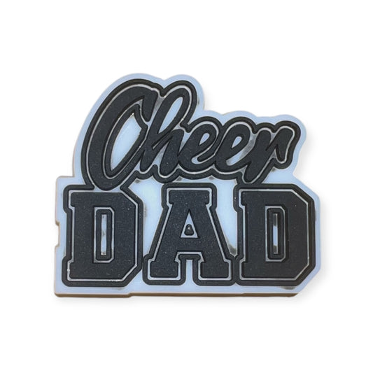 'Cheer Dad' Croc Charm