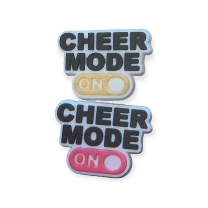 'Cheer Mode On' Croc Charm