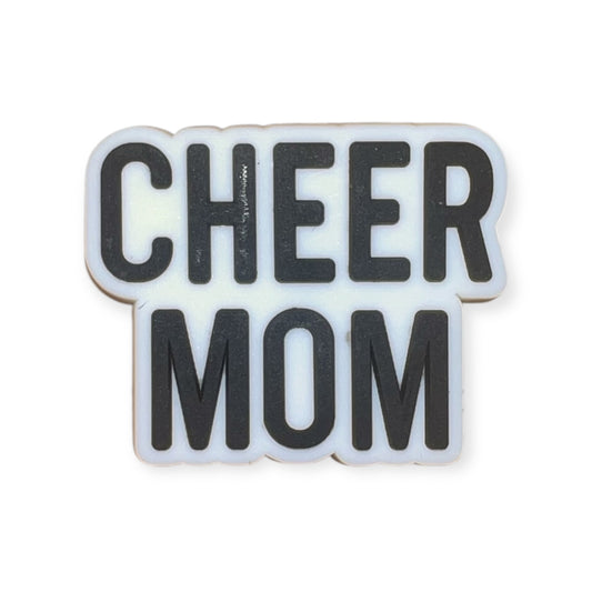 'Cheer Mom' Croc Charm
