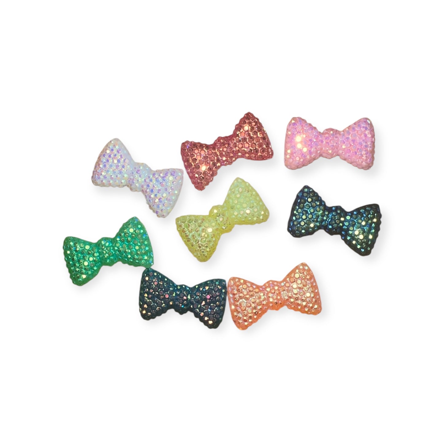 Glitter Bow Croc Charm