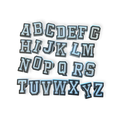 Letter Croc Charms